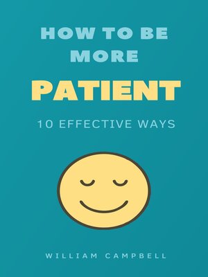 cover image of How to Be More Patient